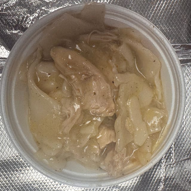 Chicken and Dumplings Cup.