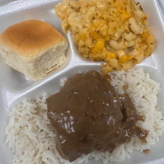 Kids Hamburger Steak w/gravy (One Patty)