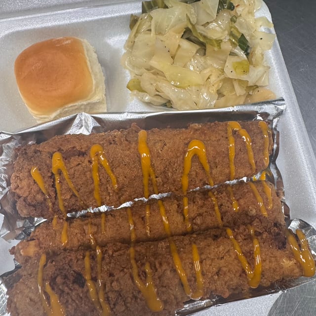 Fried Pork Spare Ribs Combo.