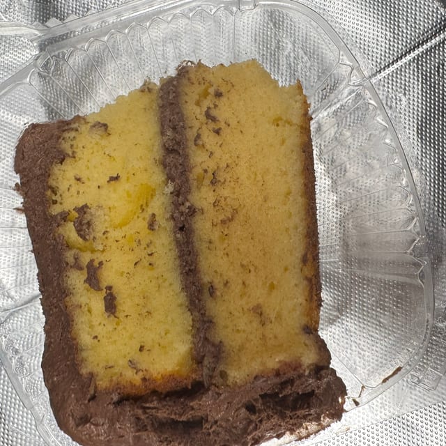 Yellow Layer Cake w/ Chocolate Icing.