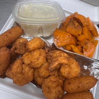 10 Fried Shrimp Combo