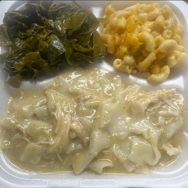 Chicken and Dumplings Combo.